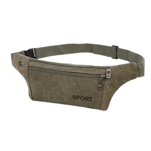 Verstellbare Bauchtasche für Reisen und Outdoor-Sportarten, leichte Hüfttasche mit mehreren Taschen, armee-grün Verstellbare Bauchtasche für Reisen und Outdoor-Sportarten, leichte Hüfttasche mit mehreren Taschen, armee-grün von Besshepplo