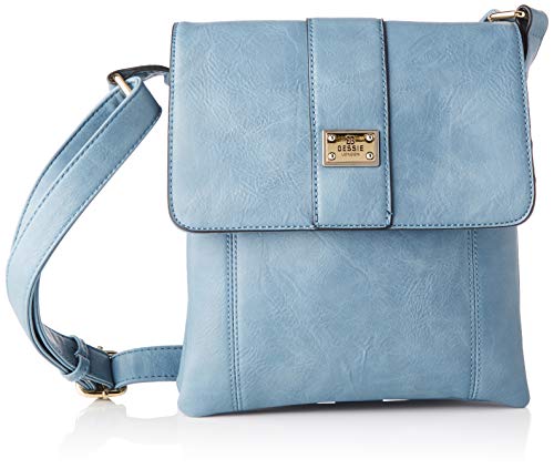 Bessie London Damen Umhängetasche, Blau von Bessie London