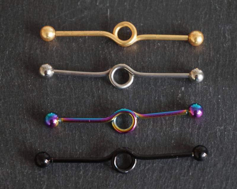 14G Industrial Barbell Schmuck, Piercing, Gerüst Körperschmuck, Schmuck 14G Industrial Barbell Schmuck, Piercing, Gerüst Körperschmuck, Schmuck von BessiesBodyJewellery