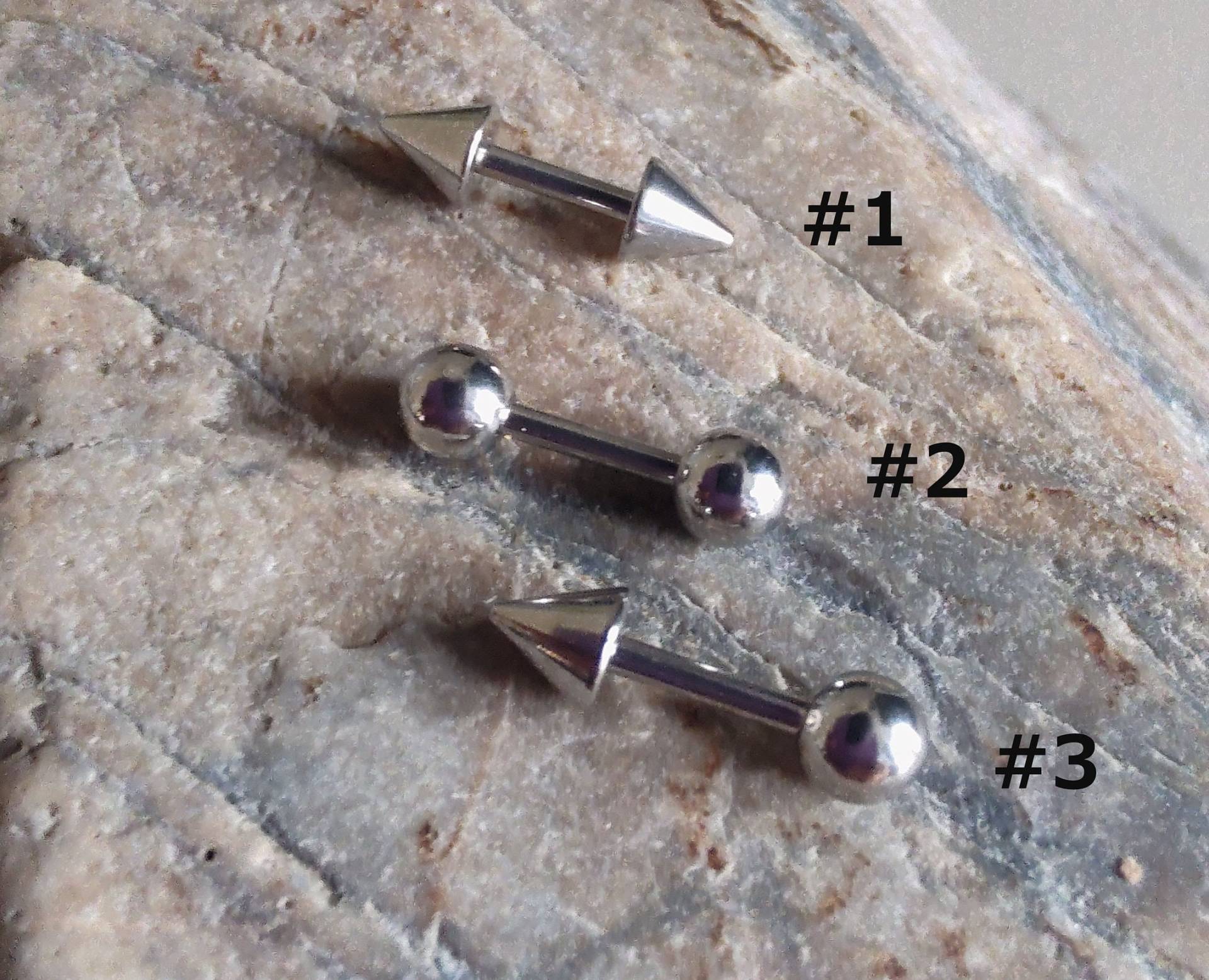 Gerader Barbell, Spiped 16G Tiny 6 Mm 8 10 Bridge Bridge-Piercing Gerader Barbell, Spiped 16G Tiny 6 Mm 8 10 Bridge Bridge-Piercing von BessiesBodyJewellery