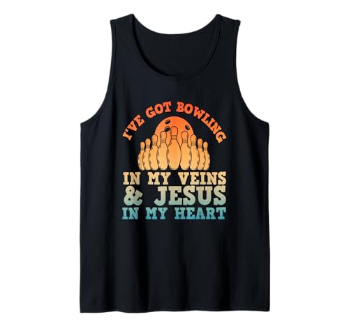 Bestes Bowling für Männer Frauen Christian Bowling Tank Top von Best Bowling Design For Men Women Gifts