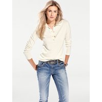 Witt Weiden Damen Polopullover offwhite von heine