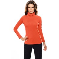 Witt Weiden Damen Rollkragen-Shirt orange von heine