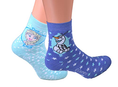 Best Deal Market 2er Pack Mädchen Disney ABS Socken Gr. 31/34 anti rutsch socken kinder abs socken kinder eiskönigin strümpfe cars socken abs socken cars von Best Deal Market