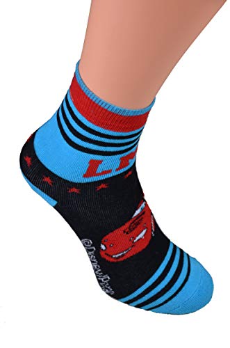 Best Deal Market 2er Pack Knaben Disney ABS Socken Gr. 35/38 Auto Cars Vollfrottee Lightning McQueen Helden roter Größe 35 36 37 38 olaf socken elsa kinder anna socke von Best Deal Market