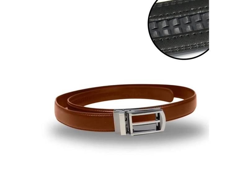 Best Direct® Hüftgürtel Exact Belt (Spar-Set, 1-St., 1er oder 2er Pack) Gürtel ohne Löcher,80 bis 120 cm, braun & schwarz von Best Direct®