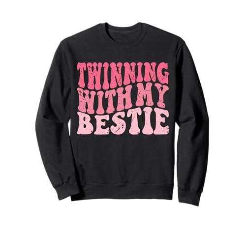 Idee Einer Freundschaft mit My Bestie Spirit Week Twins Girls Sweatshirt von Best Friend Matching Cute Twin Day BFF Graphic