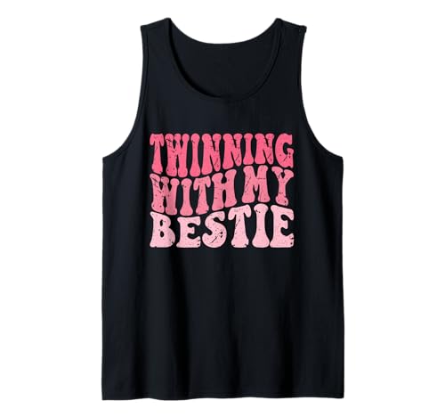 Idee Einer Freundschaft mit My Bestie Spirit Week Twins Girls Tank Top von Best Friend Matching Cute Twin Day BFF Graphic