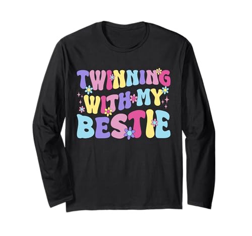 Idee Einer Freundschaft mit My Bestie Spirit Week Twin Girls Langarmshirt Idee Einer Freundschaft mit My Bestie Spirit Week Twin Girls Langarmshirt von Best Friend Matching Cute Twin Day BFF Graphics