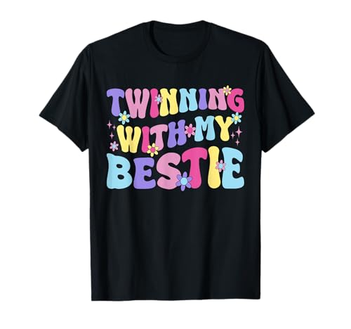 Idee Einer Freundschaft mit My Bestie Spirit Week Twin Girls T-Shirt Idee Einer Freundschaft mit My Bestie Spirit Week Twin Girls T-Shirt von Best Friend Matching Cute Twin Day BFF Graphics
