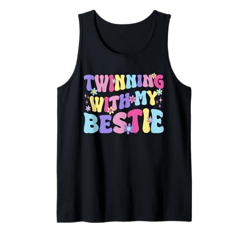 Idee Einer Freundschaft mit My Bestie Spirit Week Twin Girls Tank Top von Best Friend Matching Cute Twin Day BFF Graphics