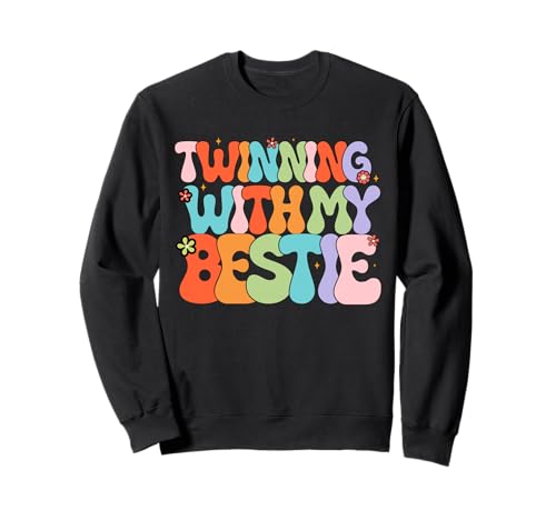 Idee Einer Freundschaft mit meiner besten Freundin Spirit Week Twins Girl Sweatshirt Idee Einer Freundschaft mit meiner besten Freundin Spirit Week Twins Girl Sweatshirt von Best Friend Matching Cute Twin Day BFF Graphics