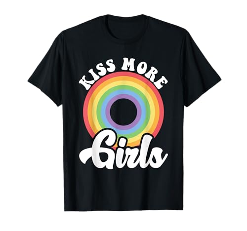 Kiss More Girls Lesben LGBT Pride und Gay Couple Women T-Shirt Kiss More Girls Lesben LGBT Pride und Gay Couple Women T-Shirt von Best Gay Parade Lesbian Apparel for Women