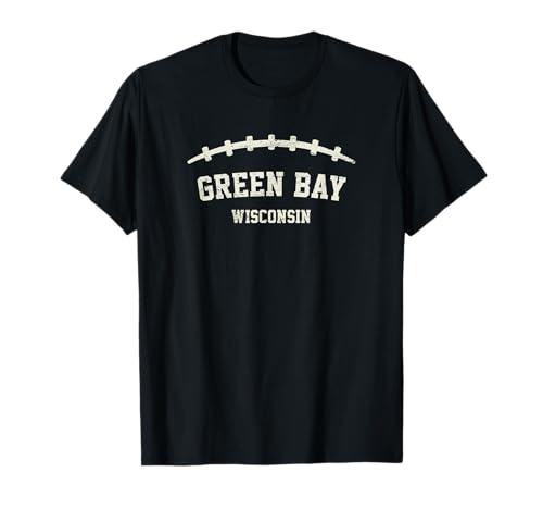 Best Green Bay Wisconsin Apparel And Souvenirs Retro Green Bay, Wisconsin T-Shirt fr Damen, Unisex-Erwachsene, Schwarz, Kurzarm, Crew Neck, T-Shirt, S Best Green Bay Wisconsin Apparel And Souvenirs Retro Green Bay, Wisconsin T-Shirt fr Damen, Unisex-Erwachsene, Schwarz, Kurzarm, Crew Neck, T-Shirt, S von Best Green Bay Wisconsin Apparel And Souvenirs