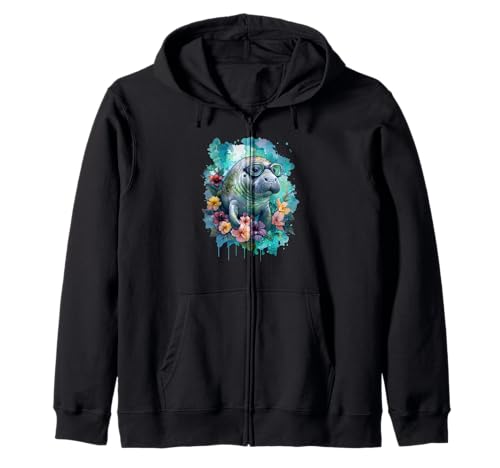 Lustige Seekuh Kunst für Männer Frauen Kinder Seekuh Seekuh Liebhaber Kapuzenjacke Lustige Seekuh Kunst für Männer Frauen Kinder Seekuh Seekuh Liebhaber Kapuzenjacke von Best Manatee Gifts Sea Lover