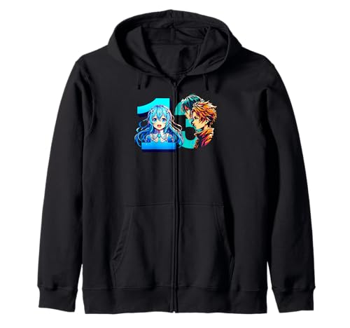 Anime-T-Shirt zum 13. Geburtstag, Dreizehnter Geburtstag, für Jungen und Mädchen, Manga Kapuzenjacke von Best Manga and Anime Birthday Apparel