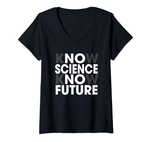 Damen Lehrer für Naturwissenschaften, Wissenschaft, Wissen, zukünftige Schüler, Universität T-Shirt mit V-Ausschnitt Damen Lehrer für Naturwissenschaften, Wissenschaft, Wissen, zukünftige Schüler, Universität T-Shirt mit V-Ausschnitt von Best Merch for Science for Teacher