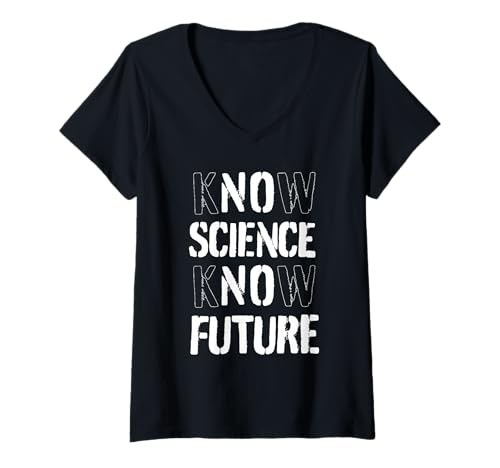 Damen Wissenschaft kennen, zukünftige Naturwissenschaftslehrer, Universitätsstudenten kennen T-Shirt mit V-Ausschnitt Damen Wissenschaft kennen, zukünftige Naturwissenschaftslehrer, Universitätsstudenten kennen T-Shirt mit V-Ausschnitt von Best Merch for Science for Teacher