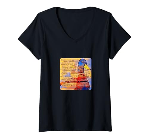 Damen Surreal Constant Aggression of Righteous Inheritance Meme T-Shirt mit V-Ausschnitt von Best Surreal Memes Apparel