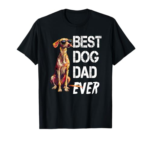 Herren Whippet Dog Lover Vintage Best Whippet Dad Vatertag T-Shirt Herren Whippet Dog Lover Vintage Best Whippet Dad Vatertag T-Shirt von Best Whippet Dad Funny Whippet for Men