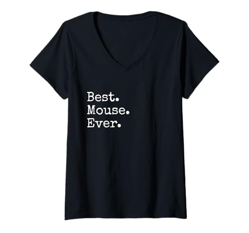 Damen Best. Maus. Ever. T-Shirt mit V-Ausschnitt Damen Best. Maus. Ever. T-Shirt mit V-Ausschnitt von Best. Mouse. Ever.