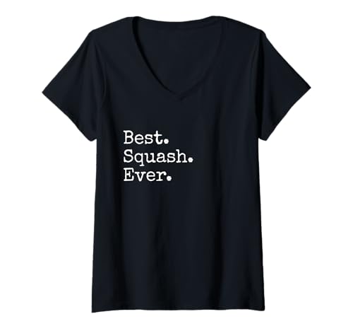 Damen Am besten. Squash. Jemals. T-Shirt mit V-Ausschnitt Damen Am besten. Squash. Jemals. T-Shirt mit V-Ausschnitt von Best. Squash. Ever.