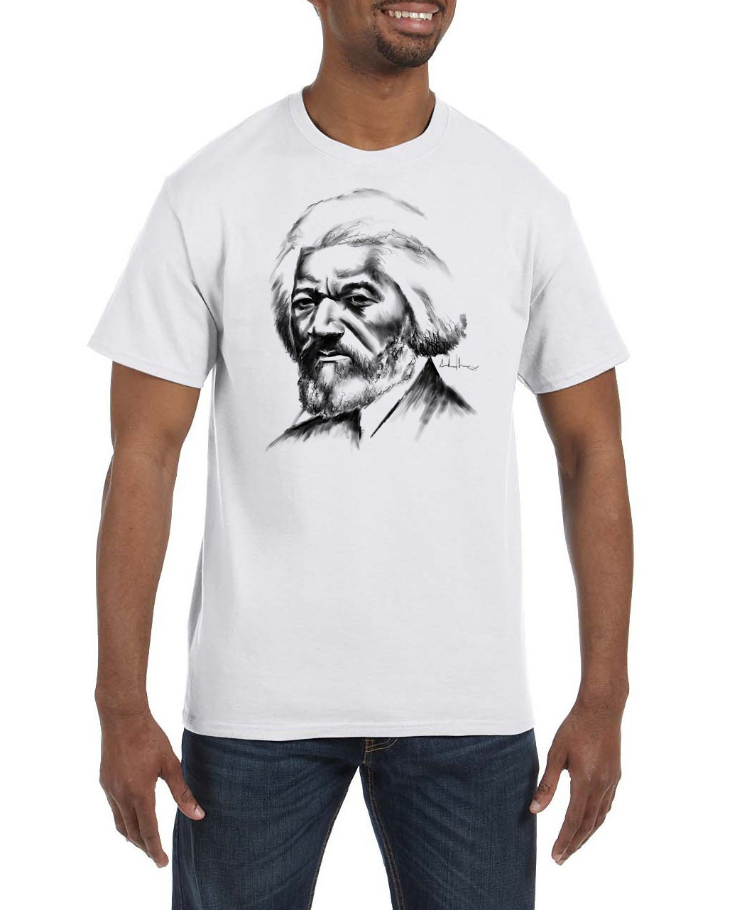 Ein Porträt Von Friedrich Douglass T-Shirt - Black Germany Month, Bürgerrechts-T-Shirt, Lives Matter, Gleichheits-Shirt, Unisex-Crew Ein Porträt Von Friedrich Douglass T-Shirt - Black Germany Month, Bürgerrechts-T-Shirt, Lives Matter, Gleichheits-Shirt, Unisex-Crew von BestArtPrintsGifts
