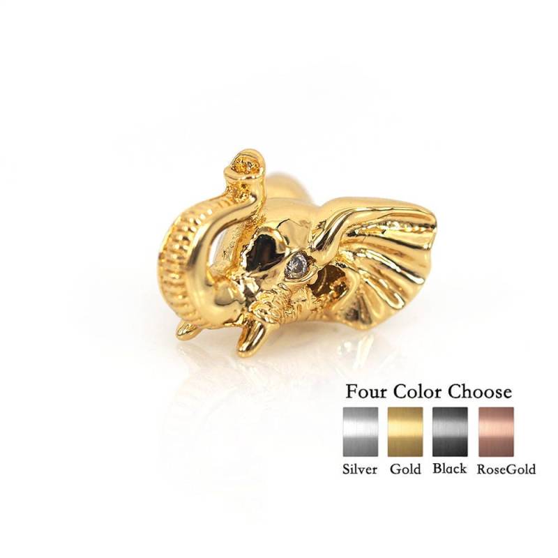 2 Stück 3D Elefantenkopf Charm Perlen Diy Schmuck Machen Für Männer-Charms-Armband-Spacer 16x14mm von BestBeaded