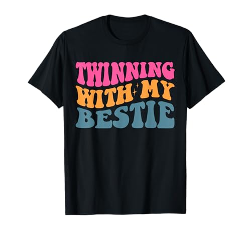 Süße Freundschaft mit My Bestie Spirit Week Twin Girls T-Shirt Süße Freundschaft mit My Bestie Spirit Week Twin Girls T-Shirt von BestFriend Matching Cute Twin Day BFF Graphics