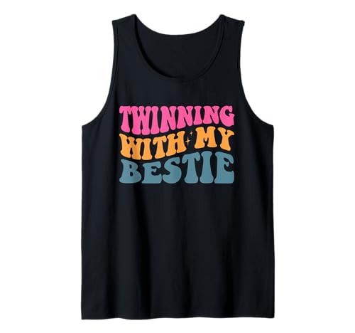 Süße Freundschaft mit My Bestie Spirit Week Twin Girls Tank Top Süße Freundschaft mit My Bestie Spirit Week Twin Girls Tank Top von BestFriend Matching Cute Twin Day BFF Graphics