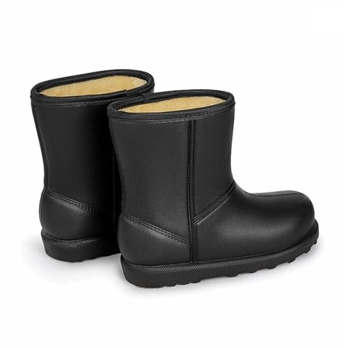 BestMarket.TV Winterschuhe Everest Stiefel - wasserdicht, rutschfest, Unisex (Schwarz, EU Schuhgrößensystem, Erwachsene, Herren, Numerisch, M, 38) von BestMarket.TV