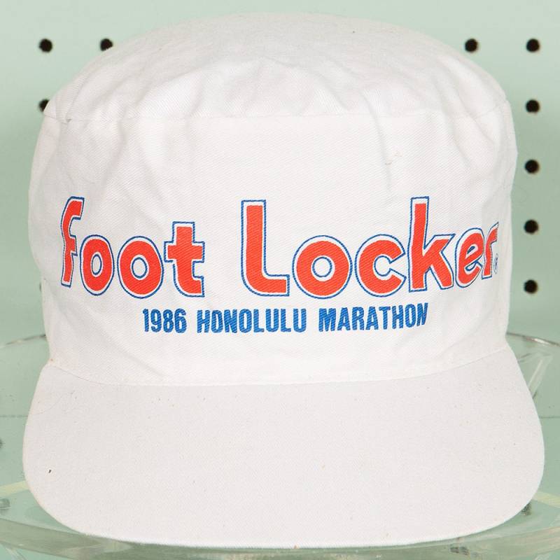 80Er Jahre Vintage Honolulu Hawaii Marathon Hut Aloha 1986 Finisher Foot Locker Radsportmütze von BestOnlyVintage
