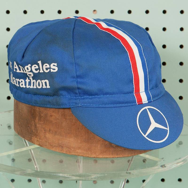80Er Vintage La Marathon Finisher Los Angeles Ca Radsportmütze Mercedes Benz von BestOnlyVintage