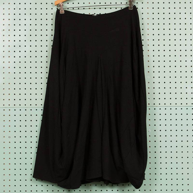 Junya Watanabe Comme Des Garcons Damen Vintage Mode Schwarzer Wollrock Gr. L von BestOnlyVintage