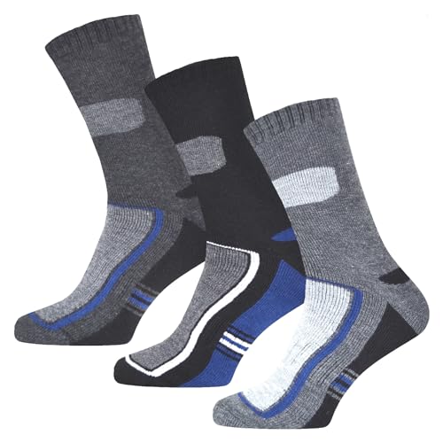 BestSale247 6 Paar Herren Thermo Socken Warme Dicke Winter Sportsocken Ski Arbeitssocken Baumwolle (6 Paar/Farbenmix 2, 39-42) von BestSale247