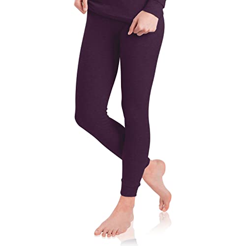 BestSale247 Damen Mädchen Thermo Unterhose Lang Skiunterwäsche (Lila, L) von BestSale247