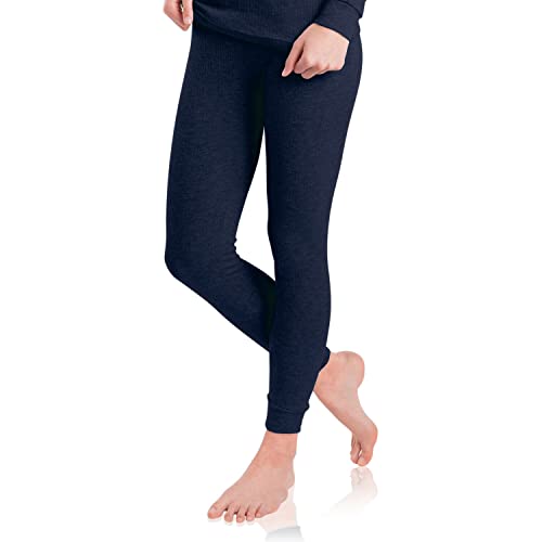 BestSale247 Damen Mädchen Thermo Unterhose Lang Skiunterwäsche (Marine, S) von BestSale247