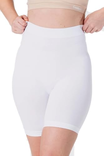 BestSale247 Damen Shapewear Bauchweg Hohe Taille Unterhose - Miederhose Figurformend Miederpants Shorts mit Bein - Formend Body Shaper (Weiß, M-L) von BestSale247
