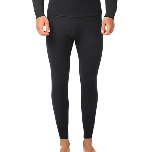 BestSale247 Herren Thermo Unterhose Lang Männer Skiunterwäsche Funktionsunterwäsche (Schwarz, M) von BestSale247