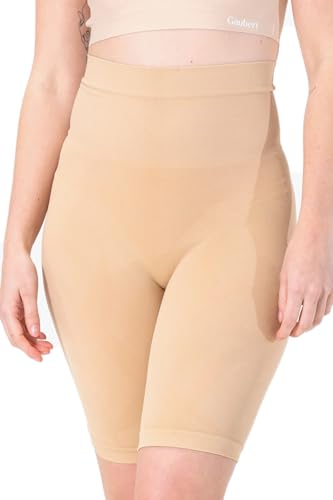 Damen Shapewear Bauchweg Hohe Taille Unterhose Langbein - Miederhose Figurformend Miederpants Shorts mit Bein - Formend Body Shaper (Beige, M-L) von BestSale247