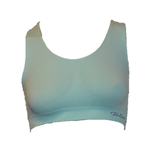 Sport BH Bustier Top Bra Comfort BH - Seamless - Bustier BH - Freizeit und Sport BH, Nahtlos, Form Bustier Top ohne Bügel S M L XL (S, Mint) von BestSale247