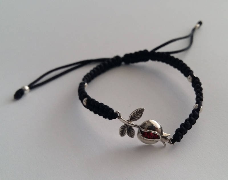Granatapfel Armband Grenada - Schmuck Sterling Silber Fülle Symbol Einzigartige Geschenkidee Sinnvolles Geschenk von BestSpanishShop
