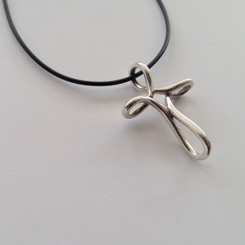 Kreuz Halskette Infinito - Unendliches Anhänger Geschenk Zur Taufe Sterling Silber Christlicher Schmuck Kreuz Halskette Infinito - Unendliches Anhänger Geschenk Zur Taufe Sterling Silber Christlicher Schmuck von BestSpanishShop