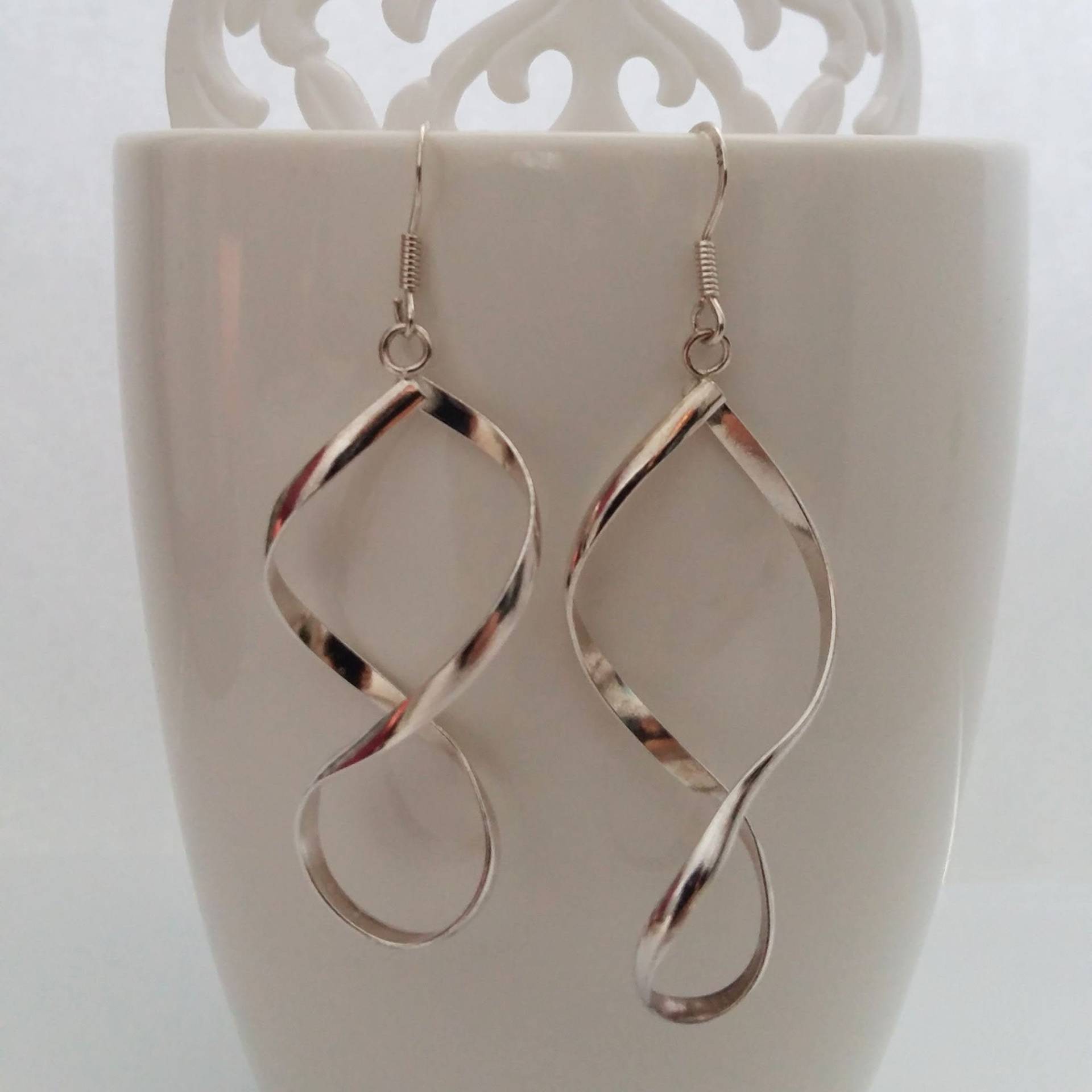 Unendlichkeit Ohrringe Infinito - Schmuck Sterling Silber Baumeln Unendlichkeit Ohrringe Infinito - Schmuck Sterling Silber Baumeln von BestSpanishShop