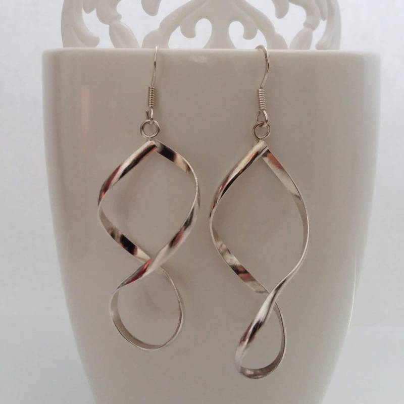 Unendlichkeit Ohrringe Infinito - Schmuck Sterling Silber Baumeln Unendlichkeit Ohrringe Infinito - Schmuck Sterling Silber Baumeln von BestSpanishShop