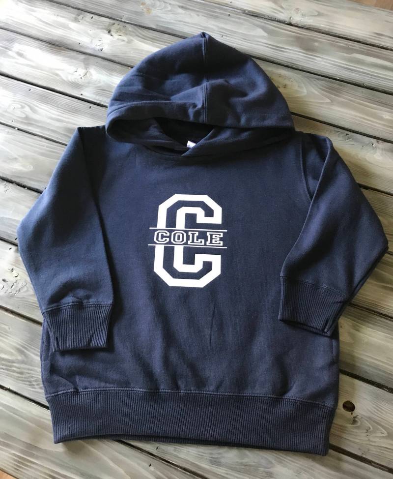 Personalisierter Monogramm Hoodie, Hoodies Für Kinder, Monogramm, Kleinkind Custom Hoodie Kids von BestTrends4Ever