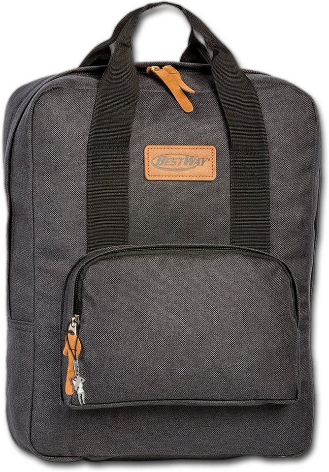 BESTWAY Rucksack Bestway dunkelgrauer Tagesrucksack (Freizeitrucksack), Damen, Herren Businessrucksack, Freizeitrucksack Polyester, grau, Größ von BESTWAY