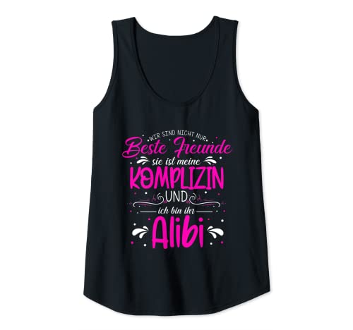 Damen Beste Freundin Komplizin & Alibi Spruch Beste Freundin Tank Top Damen Beste Freundin Komplizin & Alibi Spruch Beste Freundin Tank Top von Beste Freundin Lieblingsfreundin Geschenke