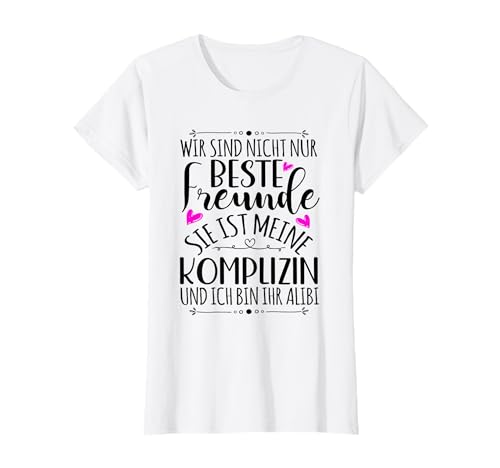 Beste Freundin Damen Mädchen Beste Freunde Bff Freundschaft T-Shirt Beste Freundin Damen Mädchen Beste Freunde Bff Freundschaft T-Shirt von Beste Freundinnen Design für Deine Beste Freundin