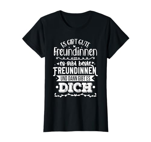 Beste Freundin Damen Mädchen Freundschaft Beste Freundinnen T-Shirt von Beste Freundinnen Designs für Deine Beste Freundin